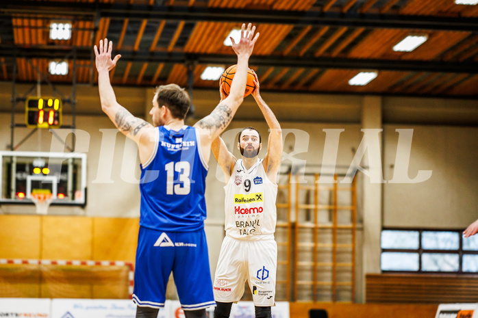 Basketball, Basketball Zweite Liga 2023/24, Viertelfinale Spiel 2, Mattersburg Rocks, Kufstein Towers, Tobias Winkler (9)