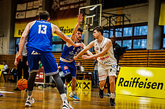 Basketball, Basketball Zweite Liga 2023/24, Viertelfinale Spiel 2, Mattersburg Rocks, Kufstein Towers, Nikolaus Bugnyar (4)