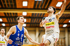 Basketball, Basketball Zweite Liga 2023/24, Viertelfinale Spiel 2, Mattersburg Rocks, Kufstein Towers, Julian Alper (10)