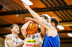 Basketball, Basketball Zweite Liga 2023/24, Viertelfinale Spiel 2, Mattersburg Rocks, Kufstein Towers, Tobias Winkler (9)