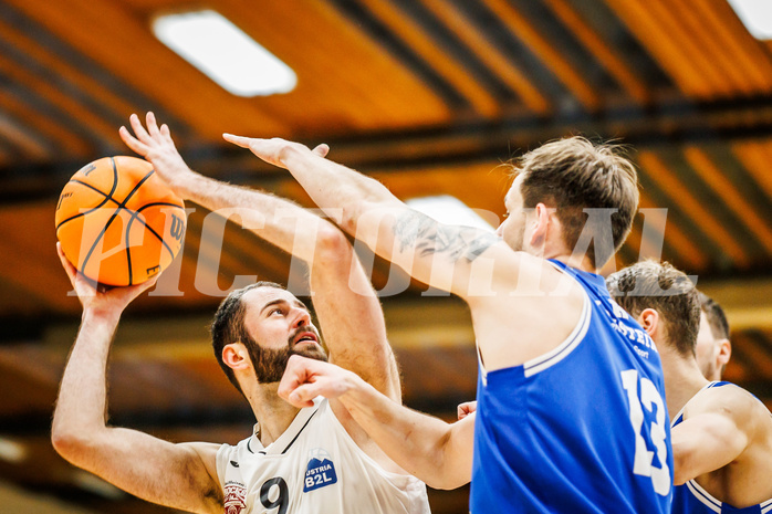 Basketball, Basketball Zweite Liga 2023/24, Viertelfinale Spiel 2, Mattersburg Rocks, Kufstein Towers, Tobias Winkler (9)