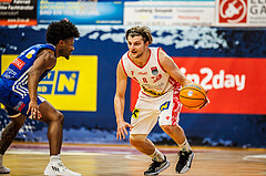 Basketball, Basketball Austria Cup 2024/25, Viertelfinale, Traiskirchen Lions, Oberwart Gunners, Moritz Lanegger-Rest (8)