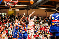 Basketball, Basketball Austria Cup 2024/25, Viertelfinale, Traiskirchen Lions, Oberwart Gunners, Benedikt Güttl (7)
