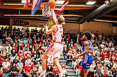 Basketball, Basketball Austria Cup 2024/25, Viertelfinale, Traiskirchen Lions, Oberwart Gunners, Ryan Moffat (4)