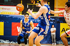 Basketball, Basketball Austria Cup 2024/25, Viertelfinale, Traiskirchen Lions, Oberwart Gunners, Magdy Abou-Ahmed (6)