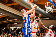 Basketball, Basketball Austria Cup 2024/25, Viertelfinale, Traiskirchen Lions, Oberwart Gunners, Edi Patekar (9)