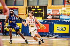 Basketball, Basketball Austria Cup 2024/25, Viertelfinale, Traiskirchen Lions, Oberwart Gunners, Moritz Lanegger-Rest (8)