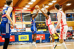 Basketball, Basketball Austria Cup 2024/25, Viertelfinale, Traiskirchen Lions, Oberwart Gunners, Quincy Diggs (13)