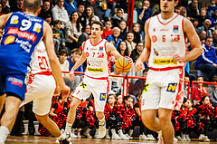 Basketball, Basketball Austria Cup 2024/25, Viertelfinale, Traiskirchen Lions, Oberwart Gunners, Benedikt Güttl (7)