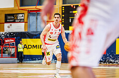 Basketball, Basketball Austria Cup 2024/25, Viertelfinale, Traiskirchen Lions, Oberwart Gunners, Benedikt Güttl (7)