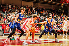 Basketball, Basketball Austria Cup 2024/25, Viertelfinale, Traiskirchen Lions, Oberwart Gunners, Ryan Moffat (4)