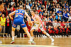 Basketball, Basketball Austria Cup 2024/25, Viertelfinale, Traiskirchen Lions, Oberwart Gunners, Benedikt Güttl (7)