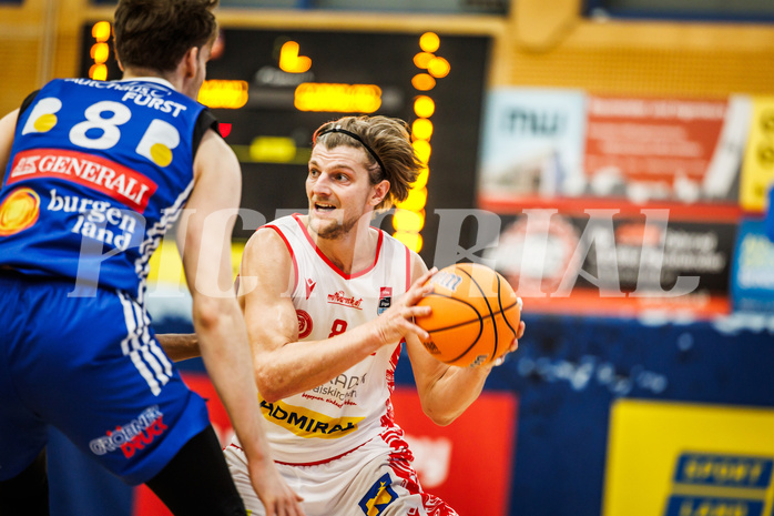 Basketball, Basketball Austria Cup 2024/25, Viertelfinale, Traiskirchen Lions, Oberwart Gunners, Moritz Lanegger-Rest (8)