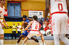 Basketball, Basketball Austria Cup 2024/25, Viertelfinale, Traiskirchen Lions, Oberwart Gunners, Quincy Diggs (13)