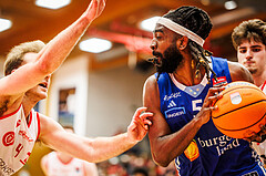 Basketball, Basketball Austria Cup 2024/25, Viertelfinale, Traiskirchen Lions, Oberwart Gunners, Siegfried Reid (5)