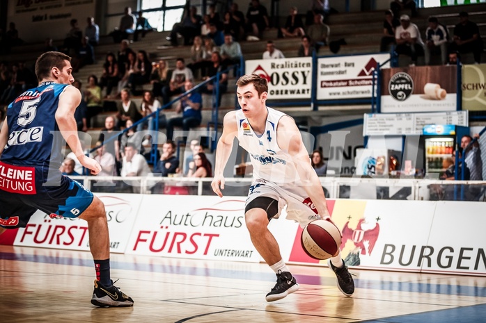 Basketball, ABL 2017/18, Grunddurchgang 33.Runde, Oberwart Gunners, Kapfenberg Bulls, Jakob Szkutta (4)