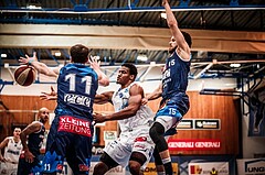 Basketball, ABL 2017/18, Grunddurchgang 33.Runde, Oberwart Gunners, Kapfenberg Bulls, Marcel White (13)