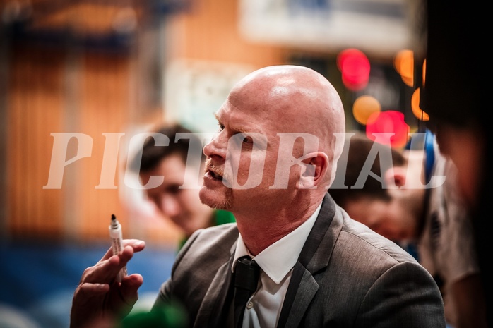 Basketball, ABL 2017/18, Grunddurchgang 33.Runde, Oberwart Gunners, Kapfenberg Bulls, Mike Coffin (Coach)