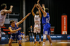 Basketball, bet-at-home Basketball Superliga 2020/21, Grunddurchgang 7. Runde, BC Vienna, Oberwart Gunners, Alex Robinson (8)