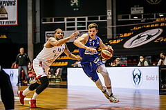 Basketball, bet-at-home Basketball Superliga 2020/21, Grunddurchgang 7. Runde, BC Vienna, Oberwart Gunners, Edi Patekar (9)