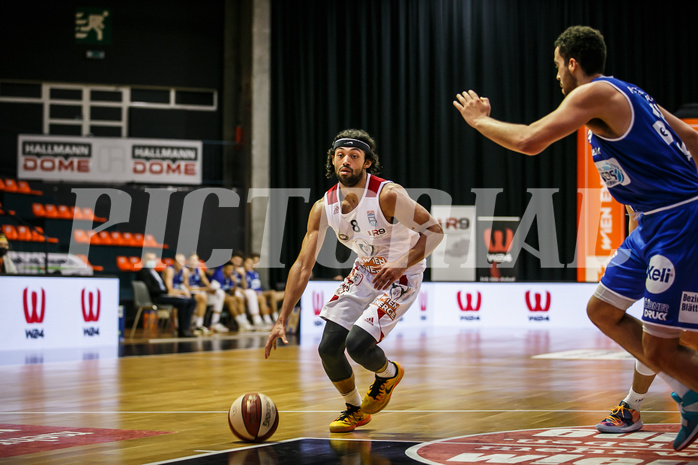 Basketball, bet-at-home Basketball Superliga 2020/21, Grunddurchgang 7. Runde, BC Vienna, Oberwart Gunners, Alex Robinson (8)