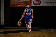 Basketball, bet-at-home Basketball Superliga 2020/21, Grunddurchgang 7. Runde, BC Vienna, Oberwart Gunners, Ignas Fiodorovas (5)