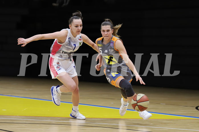 27.02.2022, Basketball Damen Superliga 2021/22, Grunddurchgang, 13.Runde,  
UBSC-DBBC Graz vs. BK Duchess