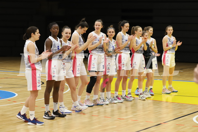 27.02.2022, Basketball Damen Superliga 2021/22, Grunddurchgang, 13.Runde,  
UBSC-DBBC Graz vs. BK Duchess