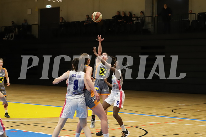 27.02.2022, Basketball Damen Superliga 2021/22, Grunddurchgang, 13.Runde,  
UBSC-DBBC Graz vs. BK Duchess