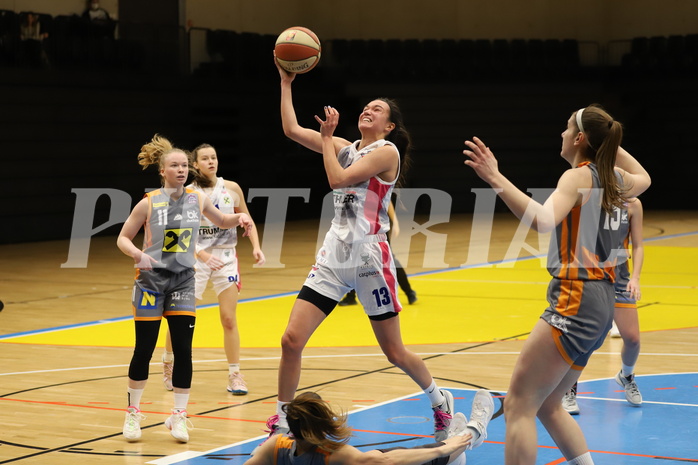 27.02.2022, Basketball Damen Superliga 2021/22, Grunddurchgang, 13.Runde,  
UBSC-DBBC Graz vs. BK Duchess
