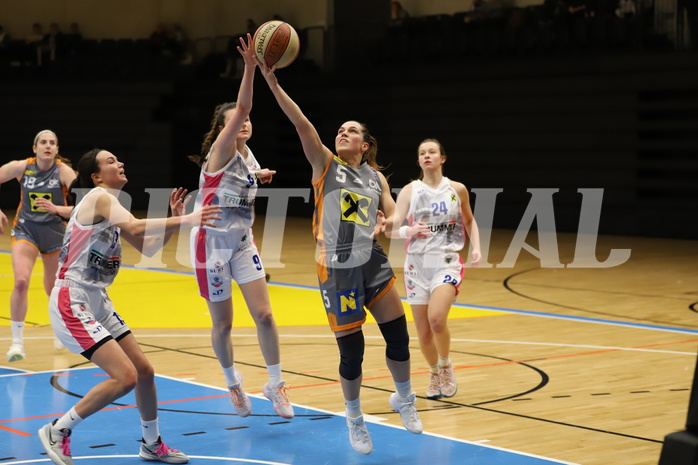 27.02.2022, Basketball Damen Superliga 2021/22, Grunddurchgang, 13.Runde,  
UBSC-DBBC Graz vs. BK Duchess