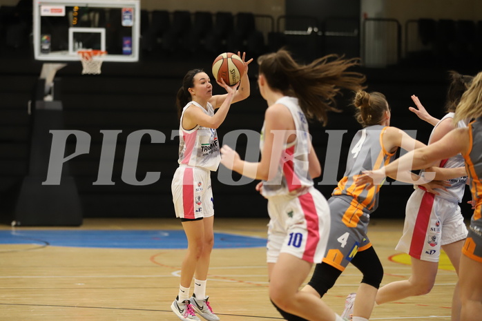 27.02.2022, Basketball Damen Superliga 2021/22, Grunddurchgang, 13.Runde,  
UBSC-DBBC Graz vs. BK Duchess