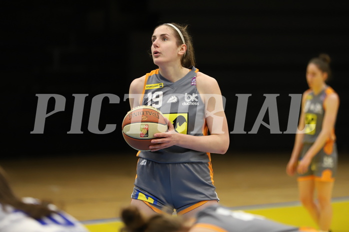 27.02.2022, Basketball Damen Superliga 2021/22, Grunddurchgang, 13.Runde,  
UBSC-DBBC Graz vs. BK Duchess