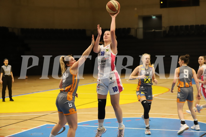 27.02.2022, Basketball Damen Superliga 2021/22, Grunddurchgang, 13.Runde,  
UBSC-DBBC Graz vs. BK Duchess