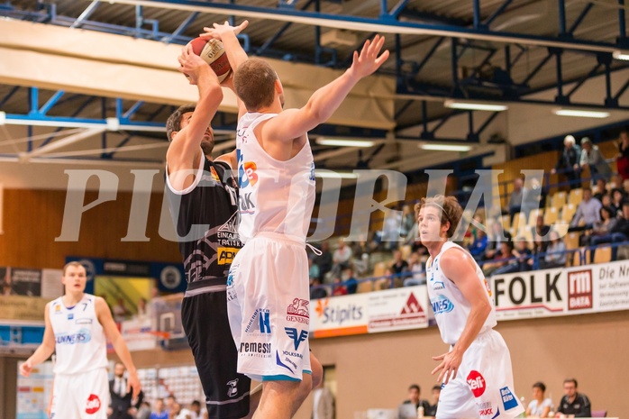 Basketball, ABL 2017/18, Grunddurchgang 5.Runde, Oberwart Gunners, Traiskirchen Lions, Ramiz Suljanovic (17)
