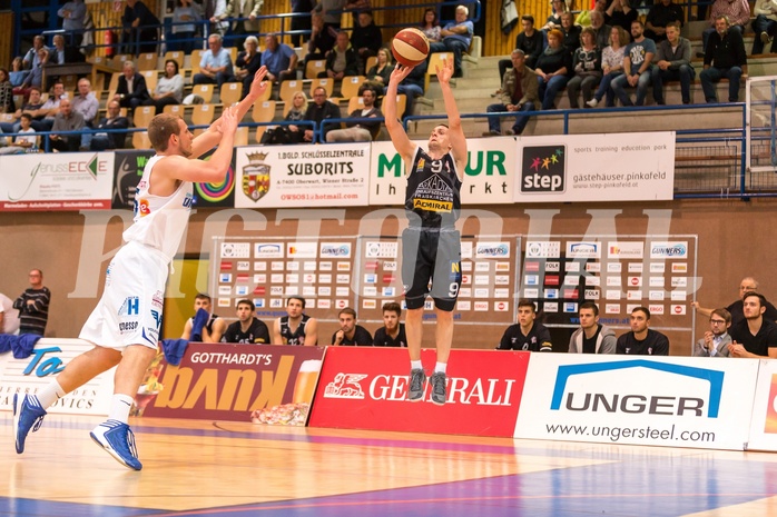 Basketball, ABL 2017/18, Grunddurchgang 5.Runde, Oberwart Gunners, Traiskirchen Lions, Benedikt Danek (9)