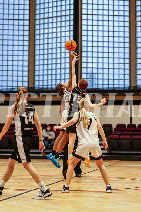 25.01.2025 Österreichischer Basketballverband 2024/25, SLWU16 WAT 3 Capricorns vs DBK Steyrer Witch Cadets