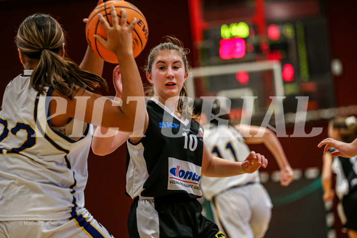 25.01.2025 Österreichischer Basketballverband 2024/25, SLWU16 WAT 3 Capricorns vs DBK Steyrer Witch Cadets