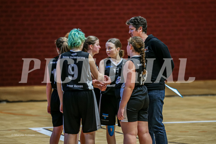 25.01.2025 Österreichischer Basketballverband 2024/25, SLWU16 WAT 3 Capricorns vs DBK Steyrer Witch Cadets