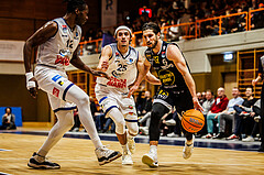Basketball, win2day Basketball Superliga 2024/25, Grunddurchgang Runde 18, BBC Nord Dragonz, Gmunden Swans, Daniel Friedrich (6)