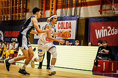 Basketball, win2day Basketball Superliga 2024/25, Grunddurchgang Runde 18, BBC Nord Dragonz, Gmunden Swans, Lukas Hahn (25)