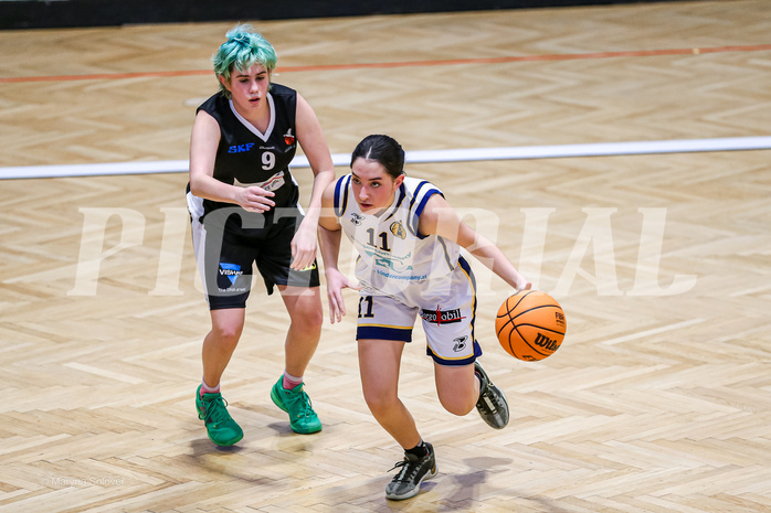 25.01.2025 Österreichischer Basketballverband 2024/25, SLWU16 WAT 3 Capricorns vs DBK Steyrer Witch Cadets