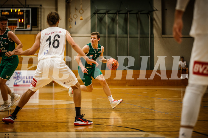 Basketball, Basketball Austria Cup 2021/22, Vorrunde, Mattersburg Rocks, Future Team Steiermark, Miro Zapf (7)