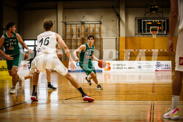 Basketball, Basketball Austria Cup 2021/22, Vorrunde, Mattersburg Rocks, Future Team Steiermark, Elias Podany (6)