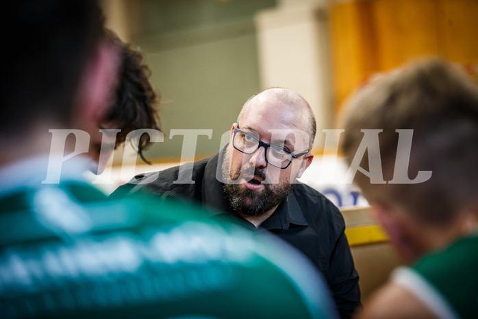 Basketball, Basketball Austria Cup 2021/22, Vorrunde, Mattersburg Rocks, Future Team Steiermark, Dimitrios Sarikas (Head Coach)