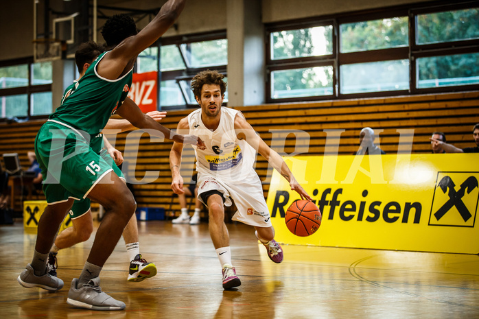 Basketball, Basketball Austria Cup 2021/22, Vorrunde, Mattersburg Rocks, Future Team Steiermark, Jan NICOLI (6)