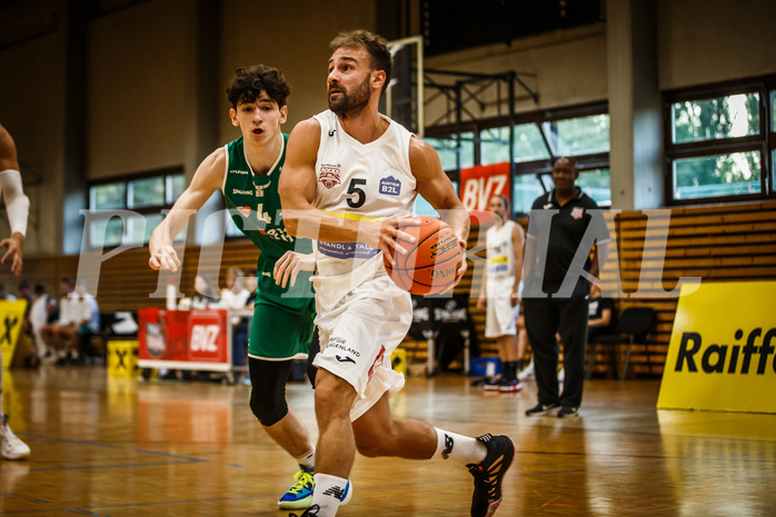 Basketball, Basketball Austria Cup 2021/22, Vorrunde, Mattersburg Rocks, Future Team Steiermark, Florian DUCK (5)