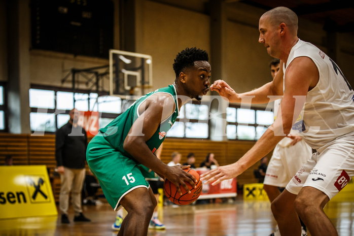 Basketball, Basketball Austria Cup 2021/22, Vorrunde, Mattersburg Rocks, Future Team Steiermark, William Emiohe (15)