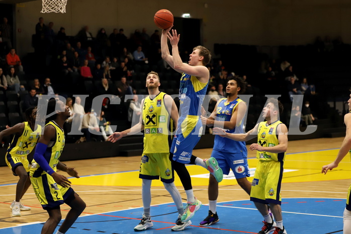 Basketball Superliga 2021/22, 1. Platzierungsrunde, UBSC Raiffeisen Graz vs. SKN St. Pölten Basketball 