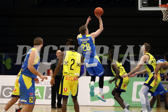 Basketball Superliga 2021/22, 1. Platzierungsrunde, UBSC Raiffeisen Graz vs. SKN St. Pölten Basketball 